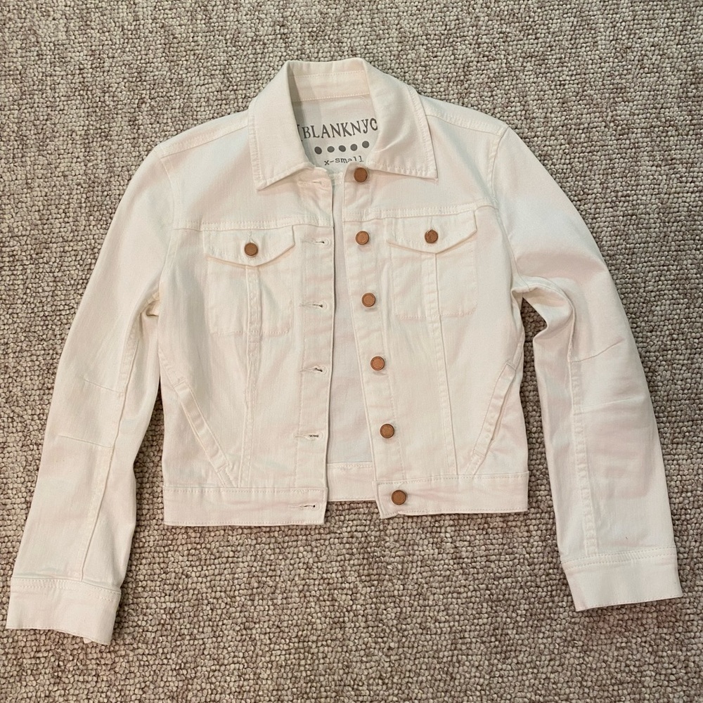 Blank NYC white jean jacket